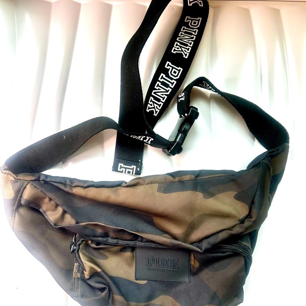 PINK Victoria's Secret Camouflage Belt Bag